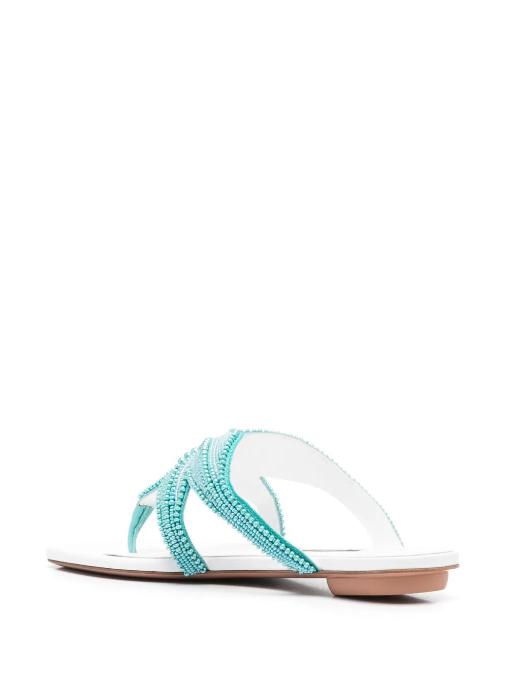 Aquazzura leather sandals Blue