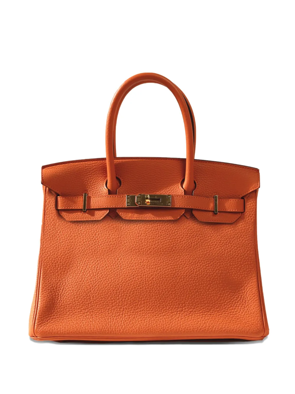 Hermès Pre-Owned Birkin 30 tote bag - オレンジ Hermès Pre-Owned Birkin 30 tote bag - オレンジ