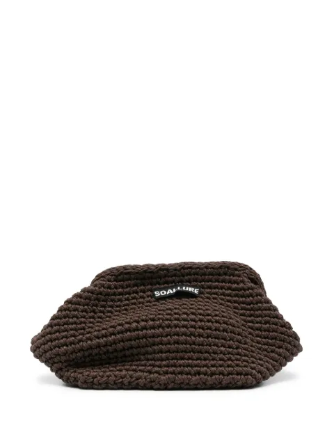 SO ALLURE crochet clutch bag