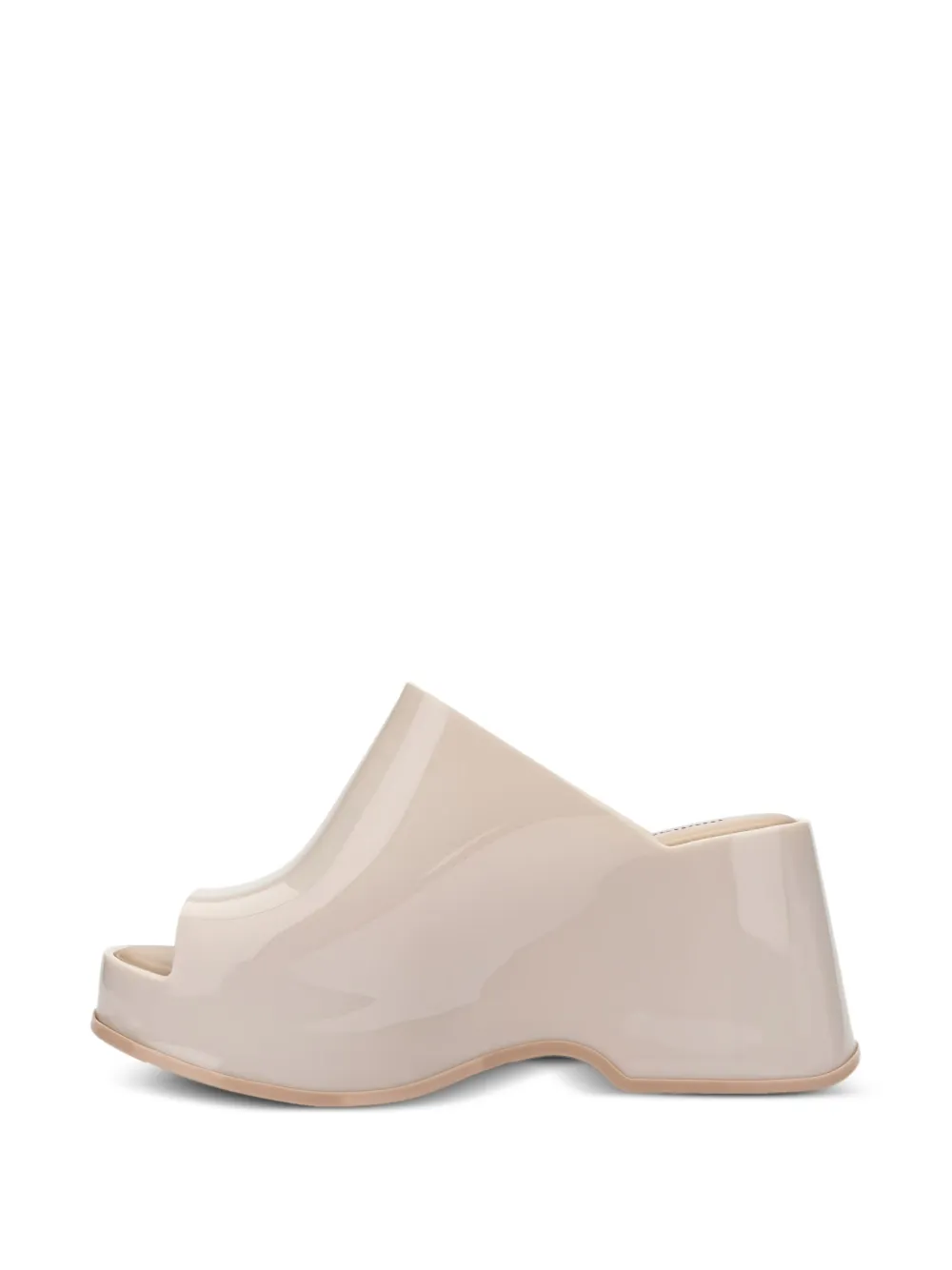Melissa Patty peep-toe platform sandals Neutrals