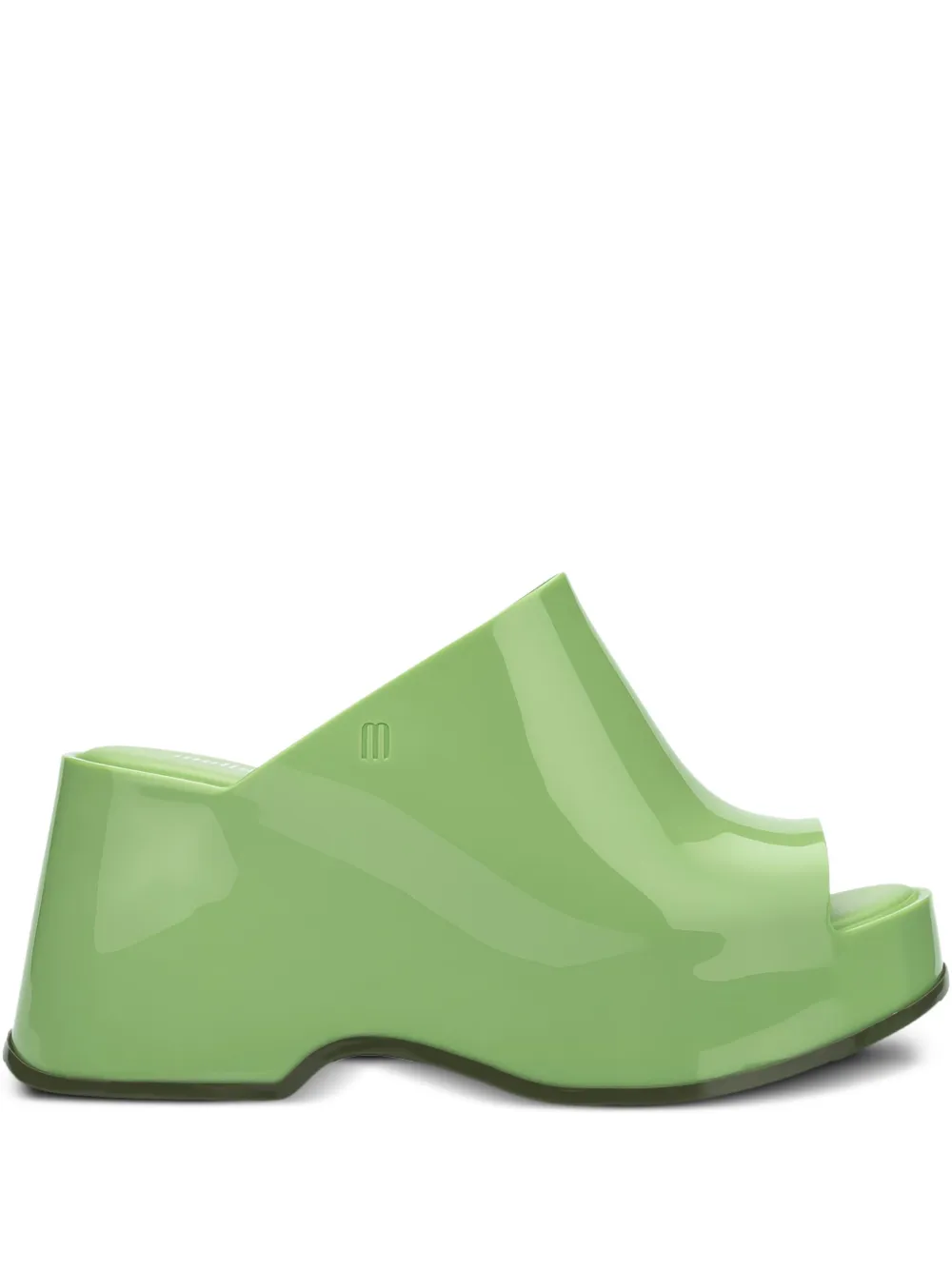 Melissa Patty open-toe platform sandals Green