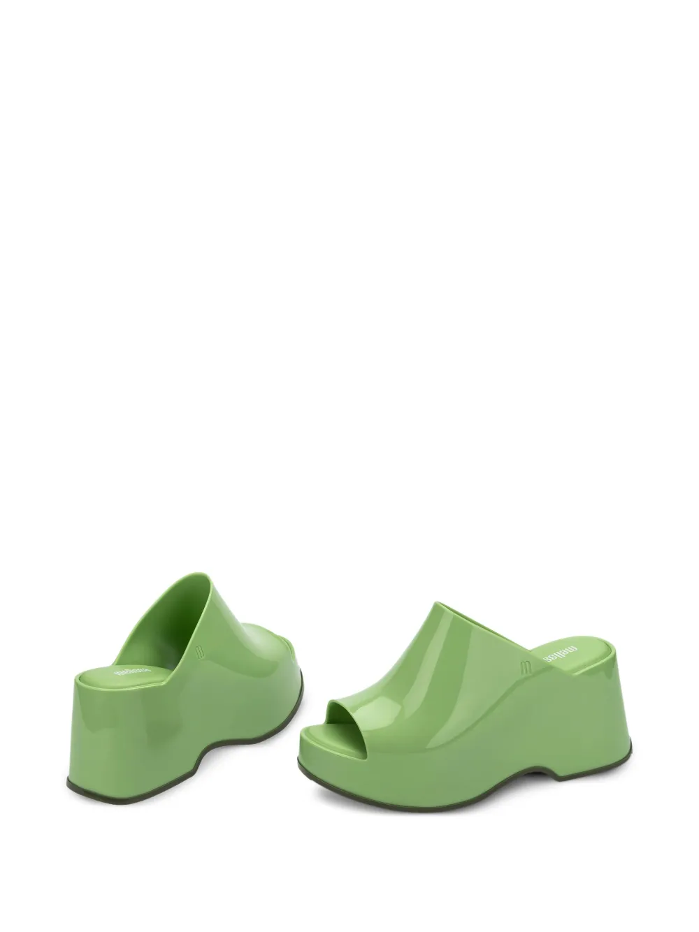 Melissa Patty open-toe platform sandals Green