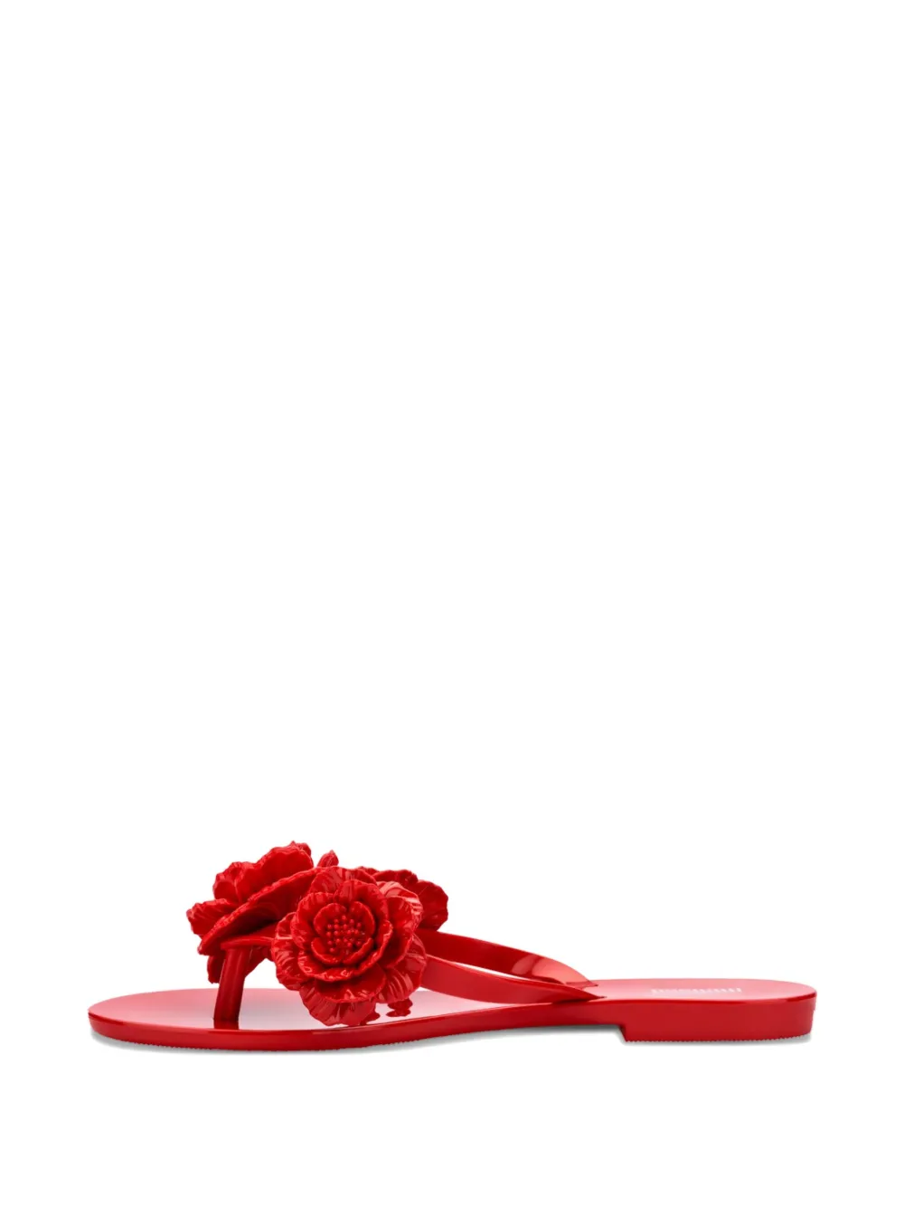 MELISSA HARMONIC SPRINGTIME FLORAL-EMBELLISHED FLIP FLOPS