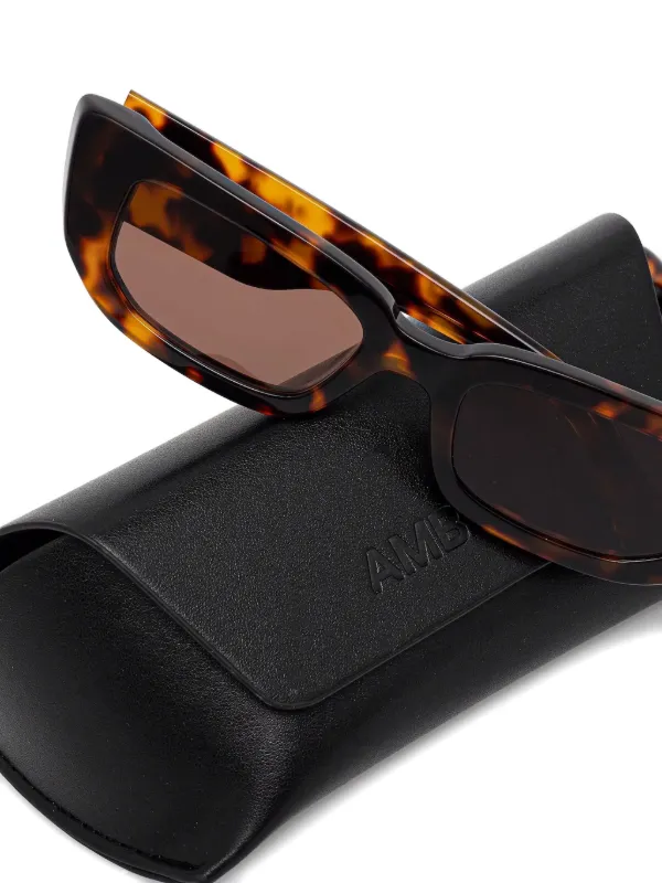 秋の断捨離！AMBUSH サングラス+おまけキャップ付き Ambush Eyewear キャットアイ サングラス | ブラウン | FARFETCH JP