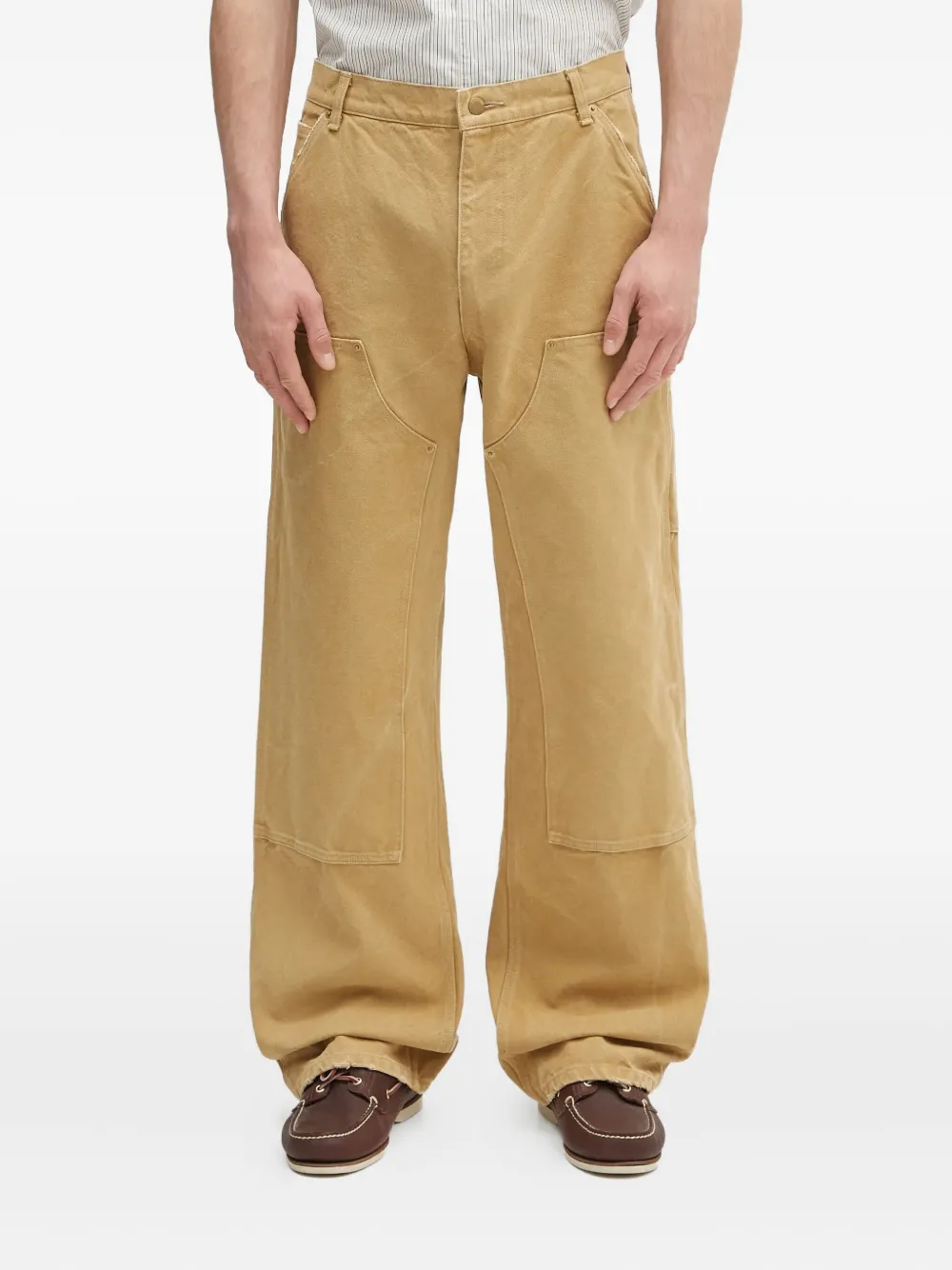 AMBUSH cotton jeans Beige