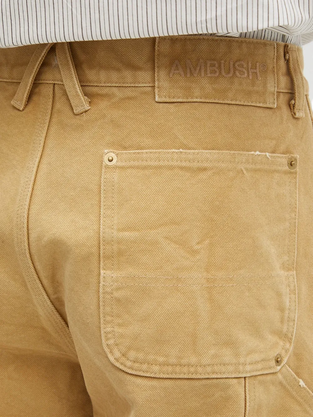 AMBUSH Katoenen jeans Beige