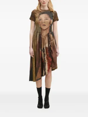 ANDERSSON BELL ニットドレス ワンピース Andersson Bell オープンニット ドレス | レッド | FARFETCH JP