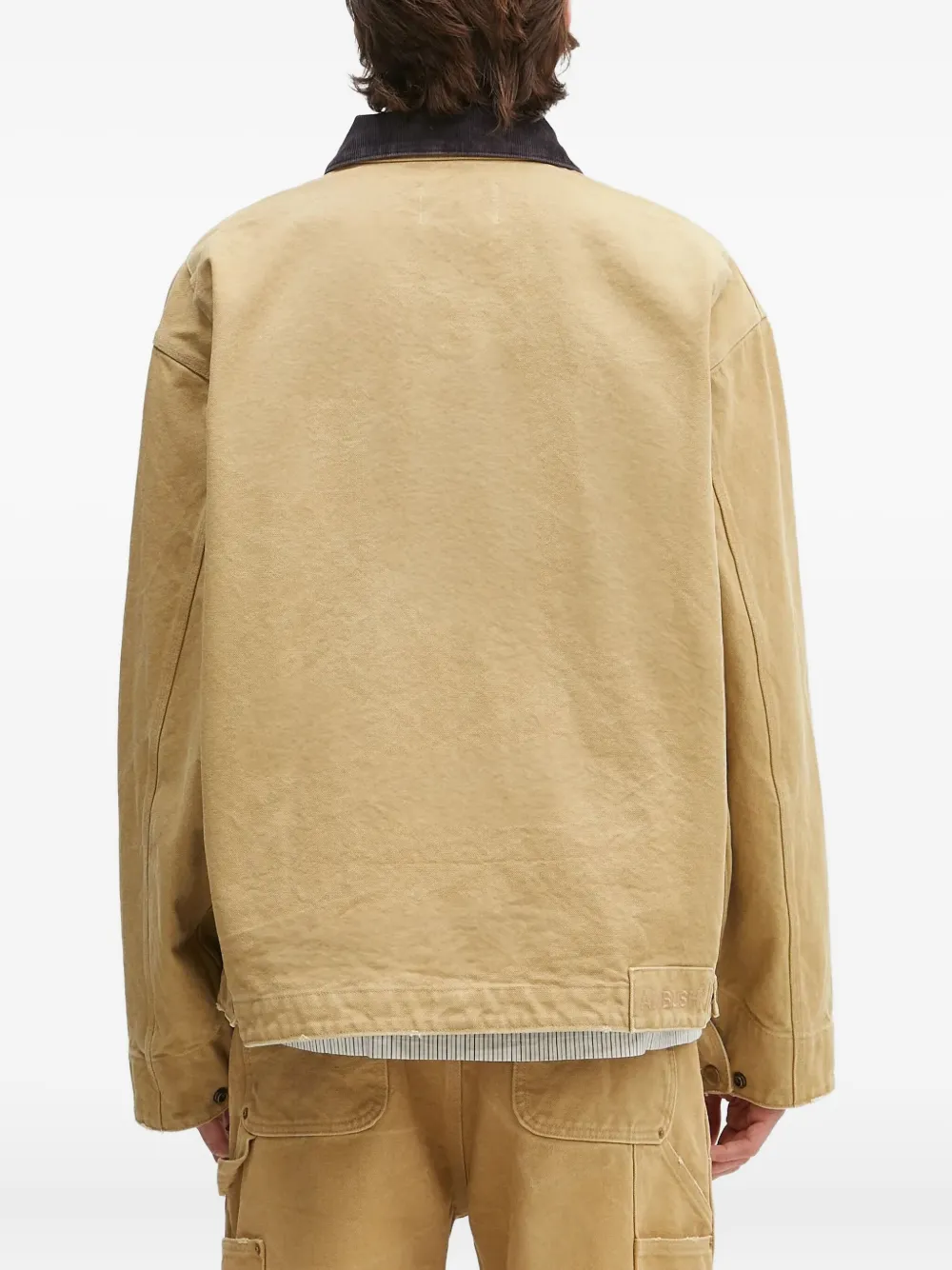 AMBUSH Shirtjack met ribfluwelen kraag Beige