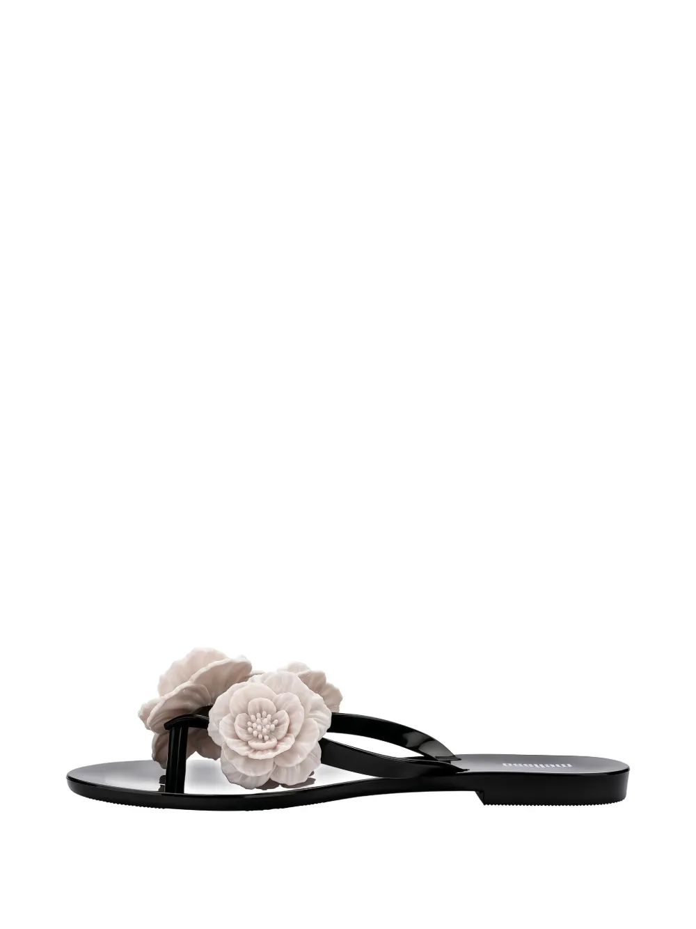 MELISSA HARMONIC SPRINGTIME FLORAL-EMBELLISHED FLIP FLOPS