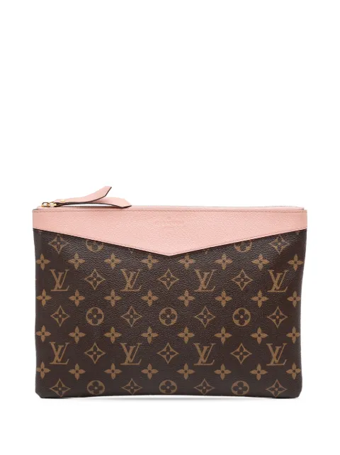 Louis Vuitton Pre-Owned Clutch Daily Pouch con monogramma 2018