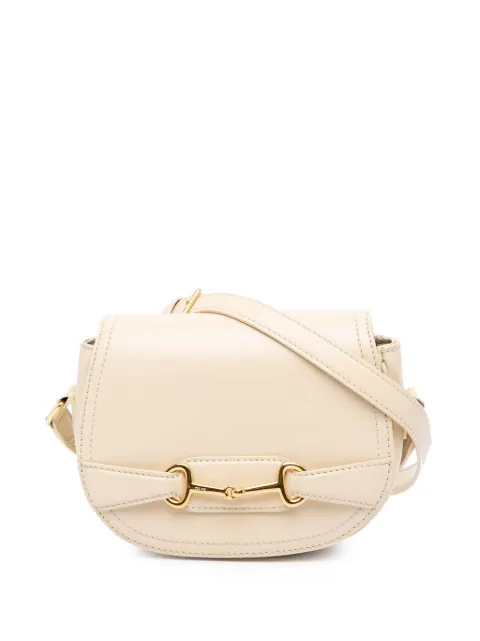 Céline Pre-Owned 2019 kleine Crecy Flap Umhängetasche aus satiniertem Kalbsleder