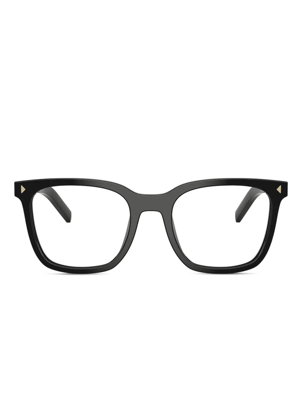 Prada Eyewear logo-print glasses | Black | Image 1