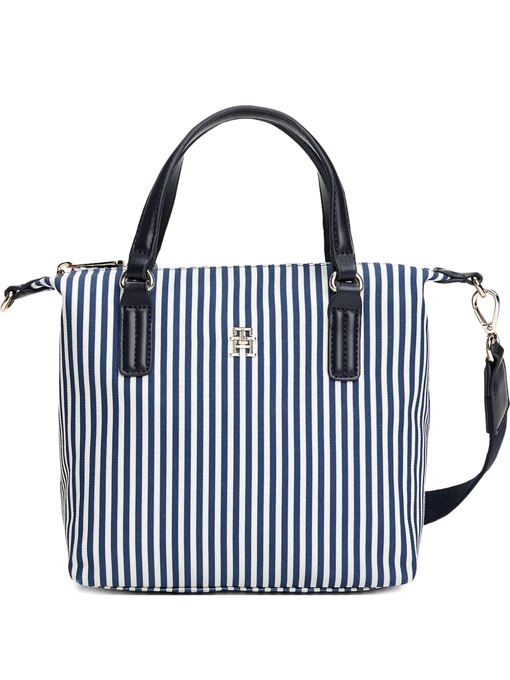 Tommy Hilfiger Poppy Summer striped tote bag | Blue | Image 1