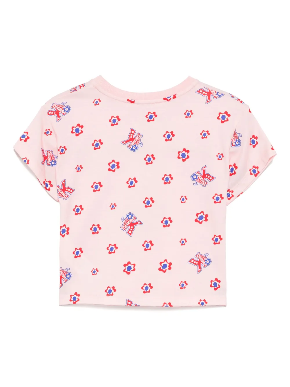 Kenzo Kids graphic-print T-shirt Roze