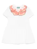 Kenzo Kids graphic-print dress - Neutrals