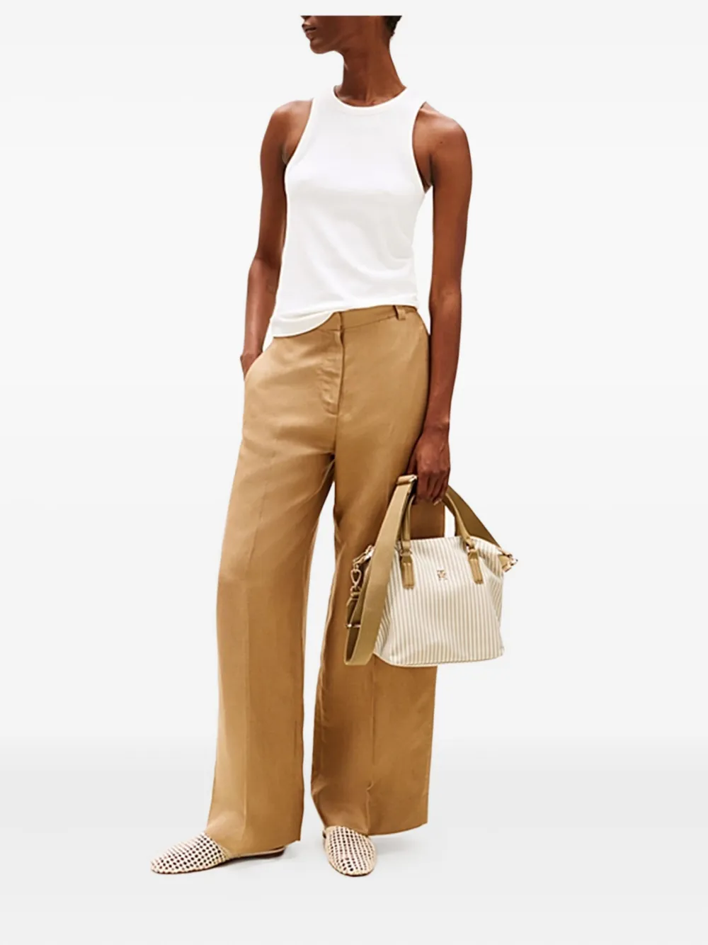 Tommy Hilfiger Poppy Summer striped tote bag | Image 2