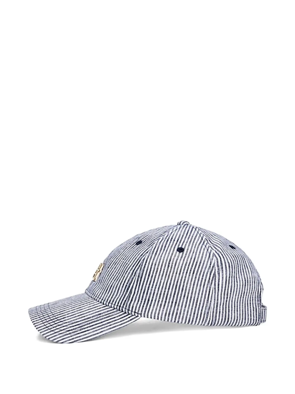 Tommy Hilfiger striped baseball cap Blauw