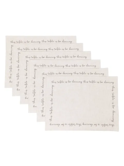 Bambah Dancing table placemats (set of six)