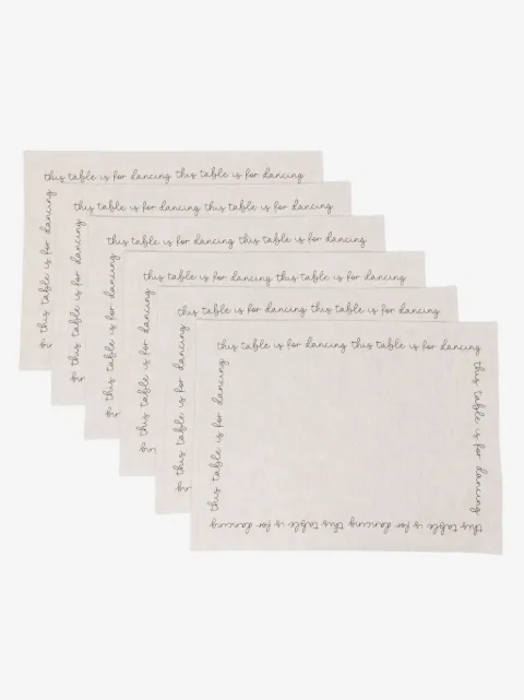 Bambah Dancing table placemats (set of six)