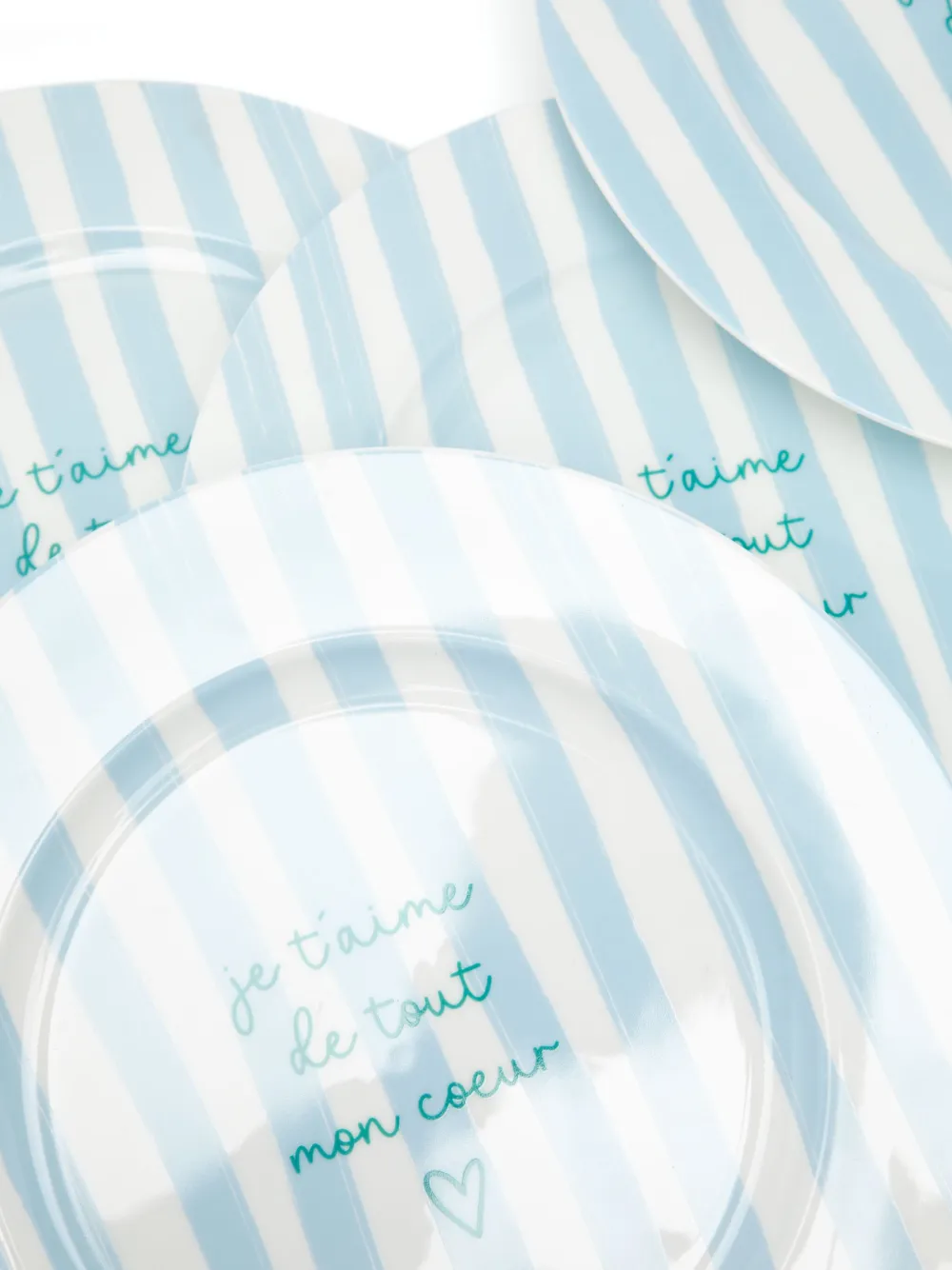 Bambah Veranda Plates (set Of Four) In Blue