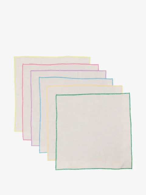 Bambah Assorted napkins (set of six)