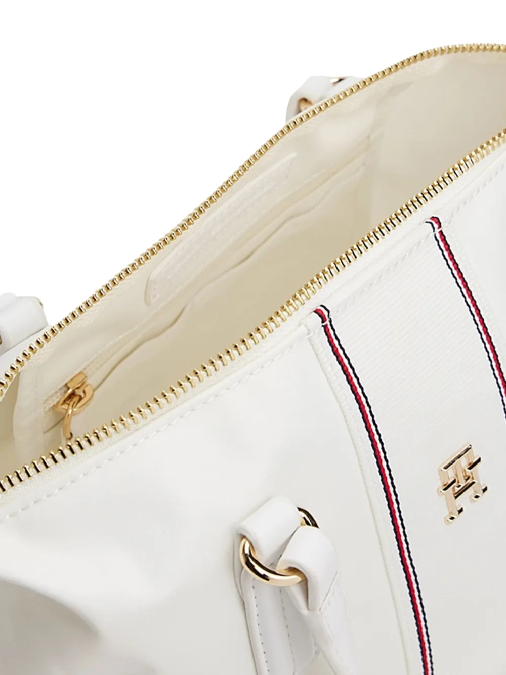 Tommy Hilfiger Striped Panel Tote Bag