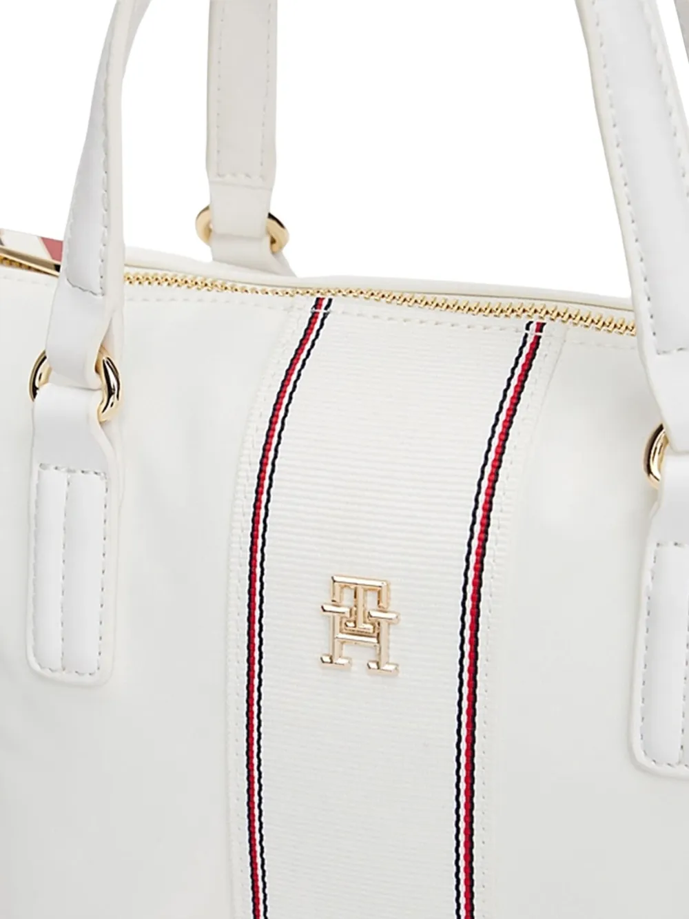 Tommy Hilfiger Striped Panel Tote Bag