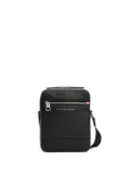 Tommy Hilfiger textured leather crossbody bag - Black