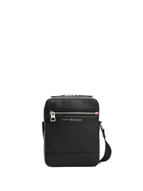 Tommy Hilfiger textured leather crossbody bag