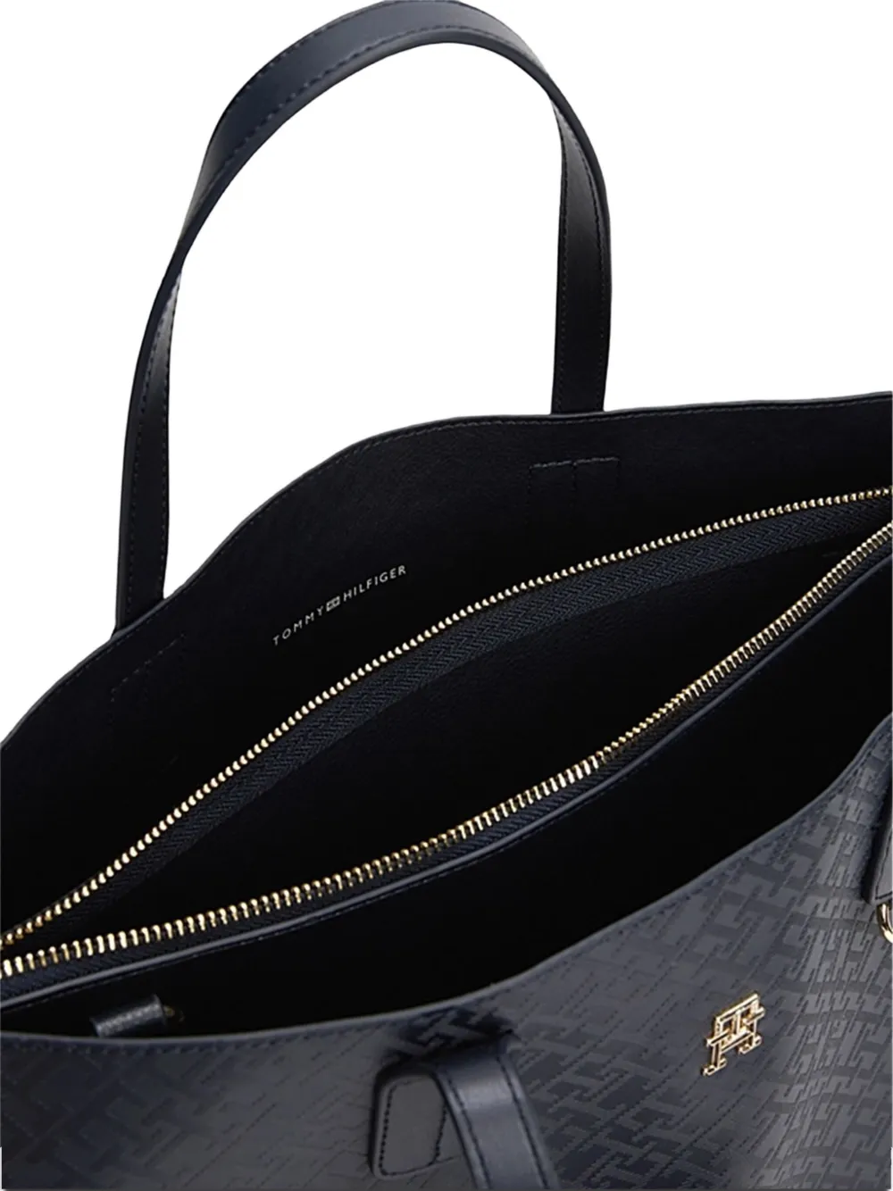 Tommy Hilfiger monogrammed tote bag Blauw