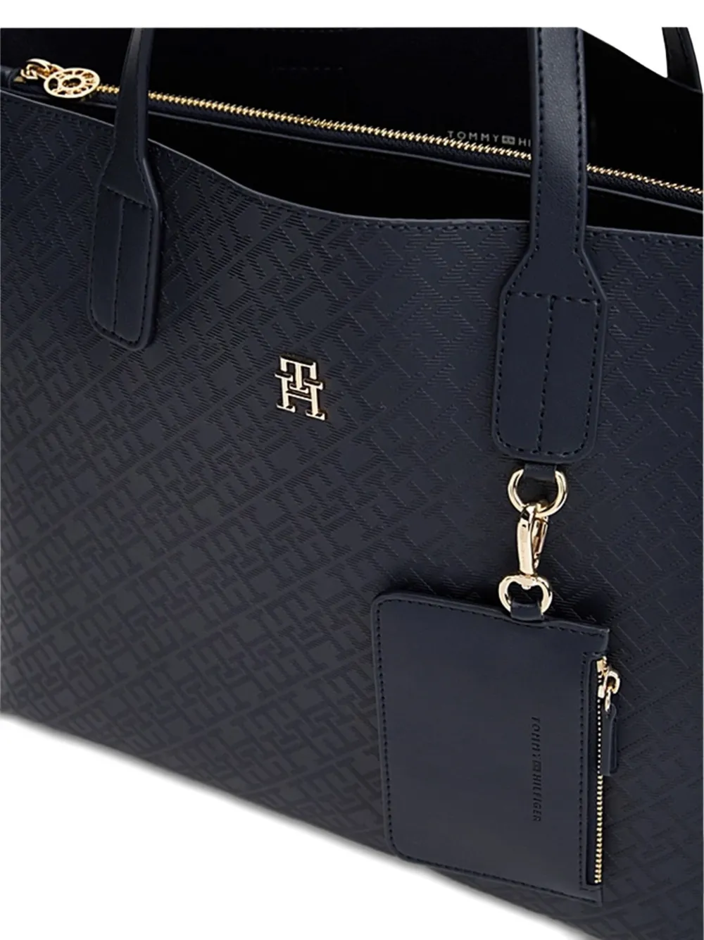 Tommy Hilfiger monogrammed tote bag Blauw