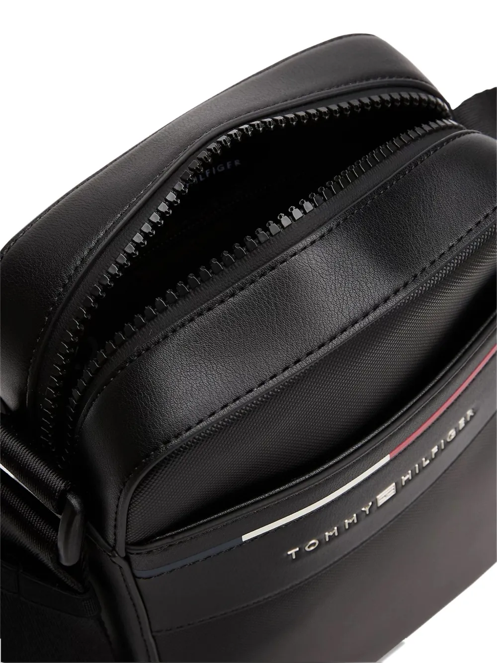 Tommy Hilfiger textured crossbody bag - Zwart