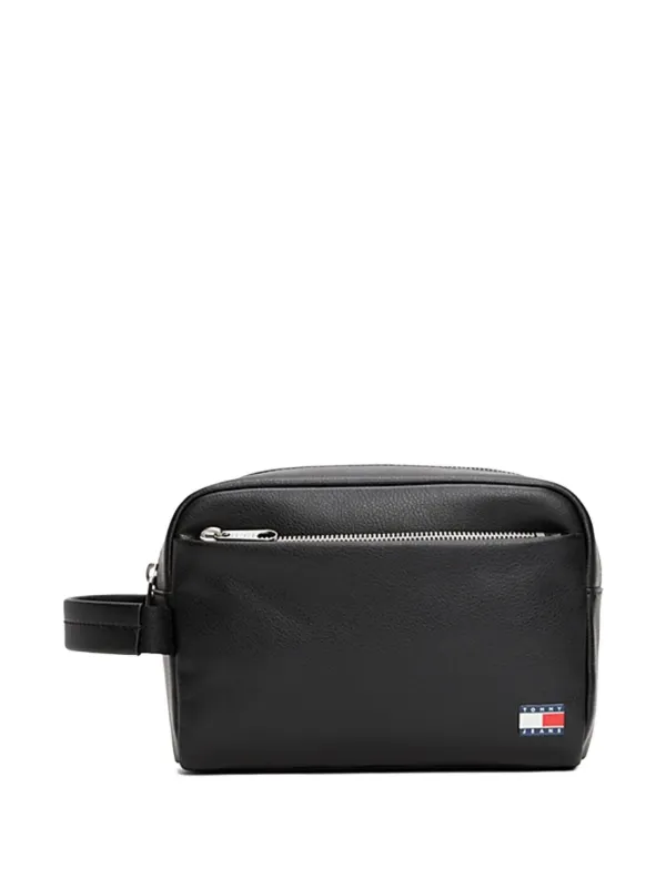 Tommy Hilfiger zip-fastening Cosmetic Bag Black FARFETCH IN