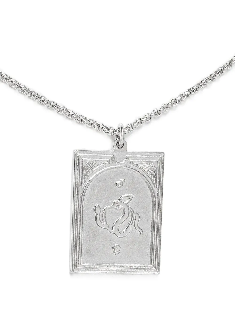 Tom Wood Collana con pendente Tarot Lovers - Argento