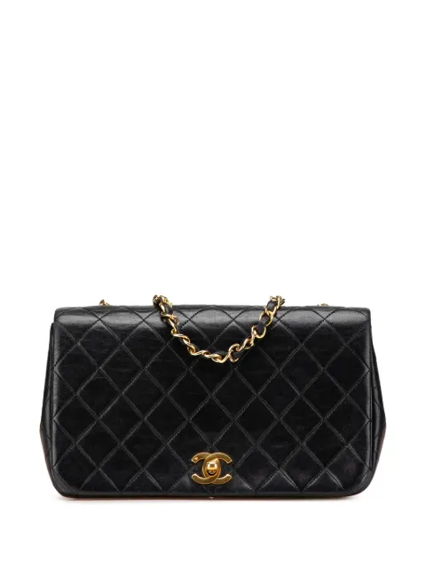 CHANEL Pre-Owned 1989-1991 Full Flap Umhängetasche mit CC
