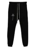 Rick Owens X Champion cotton track pants - Black