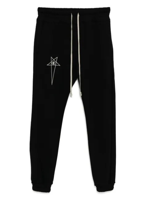 Rick Owens X Champion cotton track pants
