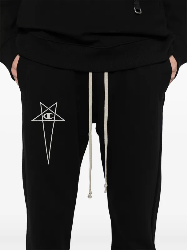 Rick Owens X Champion トラックパンツ | ブラック | FARFETCH JP