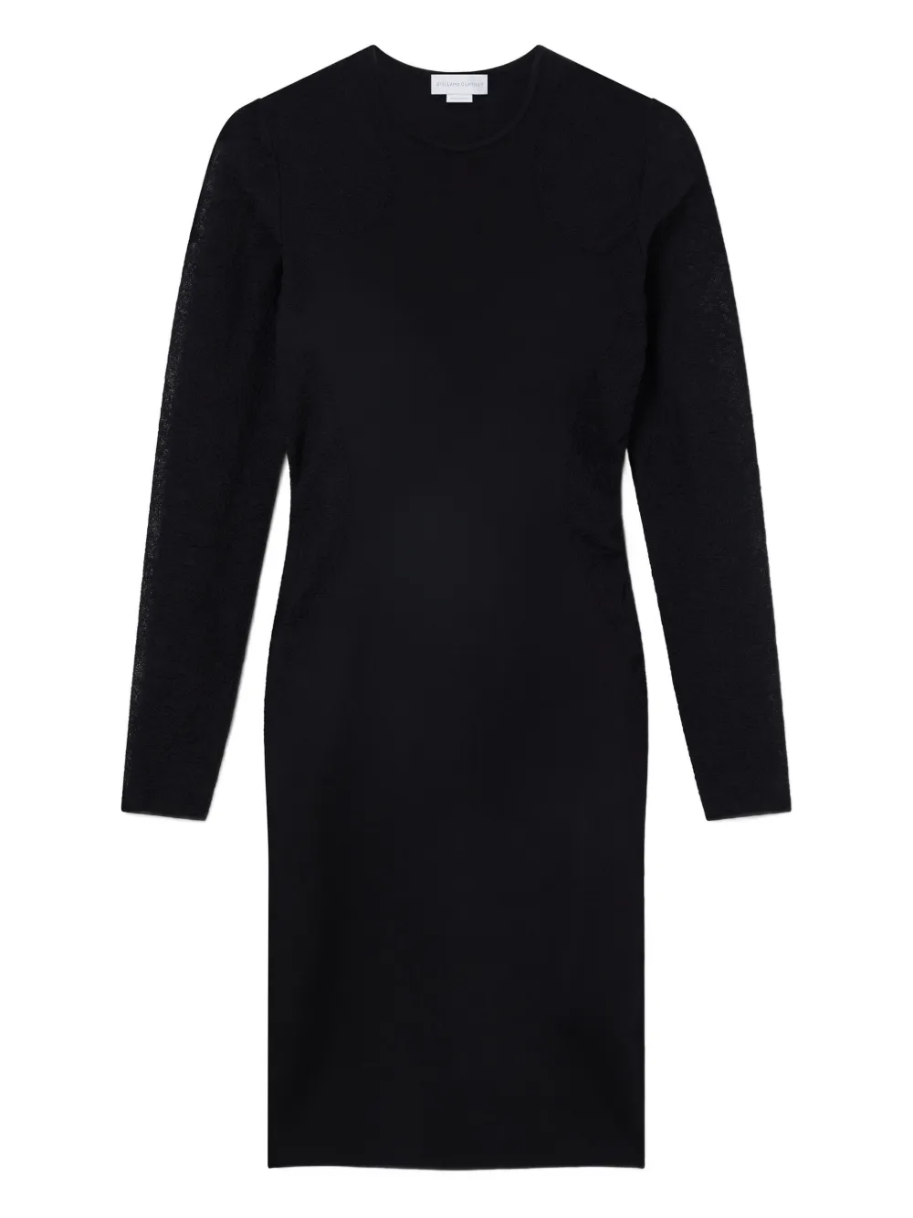 Stella McCartney Miracle long-sleeve dress Zwart