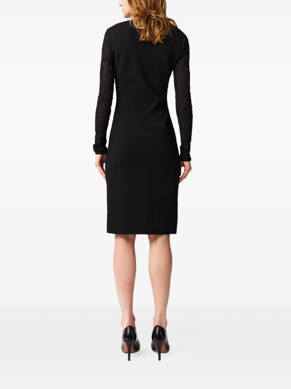 Stella McCartney Miracle jurk met lange mouwen Zwart