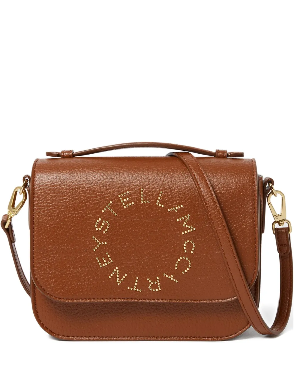 Stella McCartney ステラ ロゴ ショルダーバッグ - ブラウン Stella McCartney ステラ ロゴ ショルダーバッグ - ブラウン