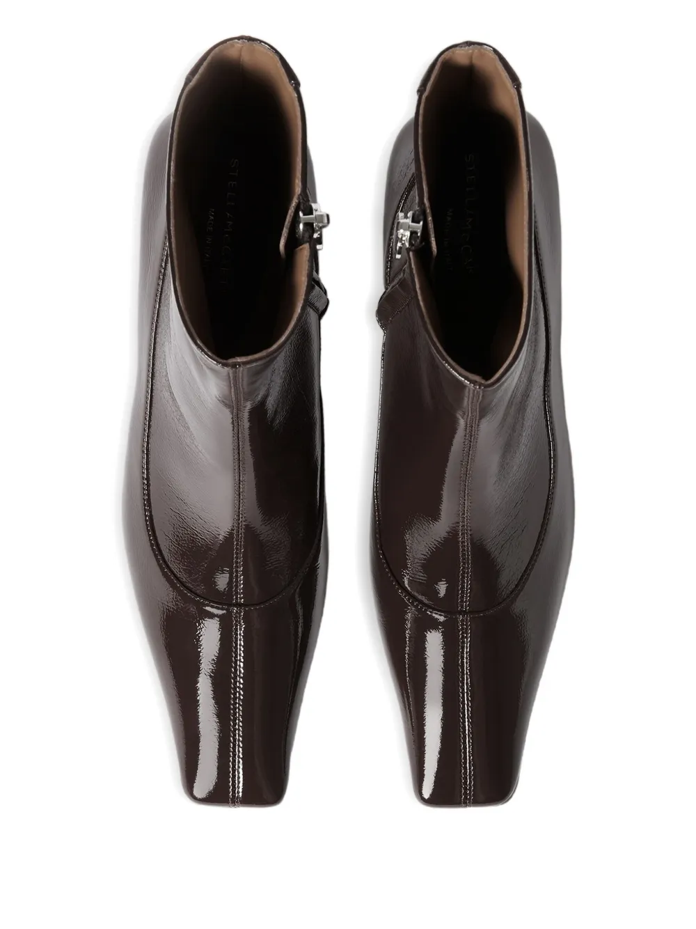 Stella McCartney Spur heeled ankle boots Brown