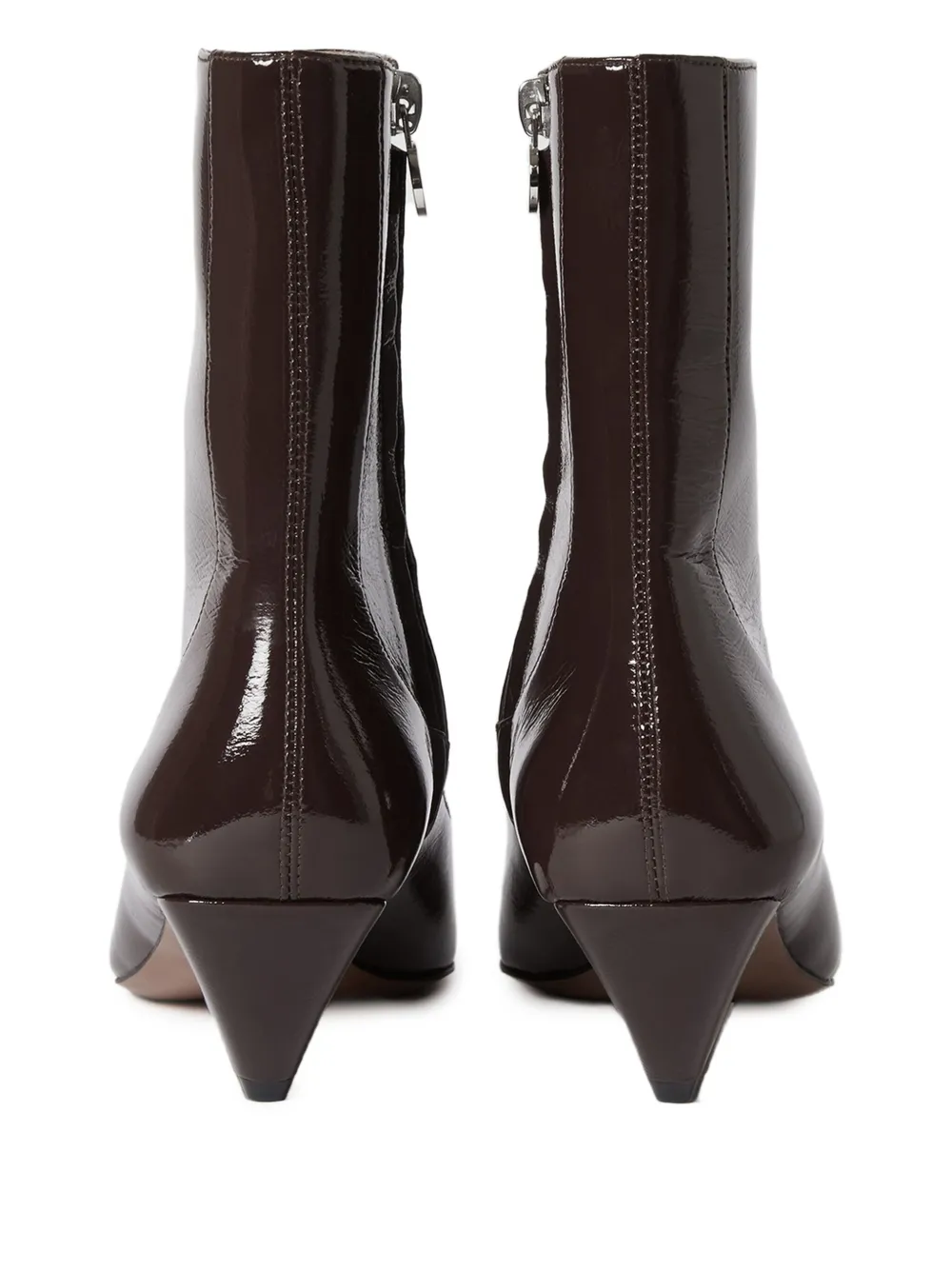 Stella McCartney Spur heeled ankle boots Brown