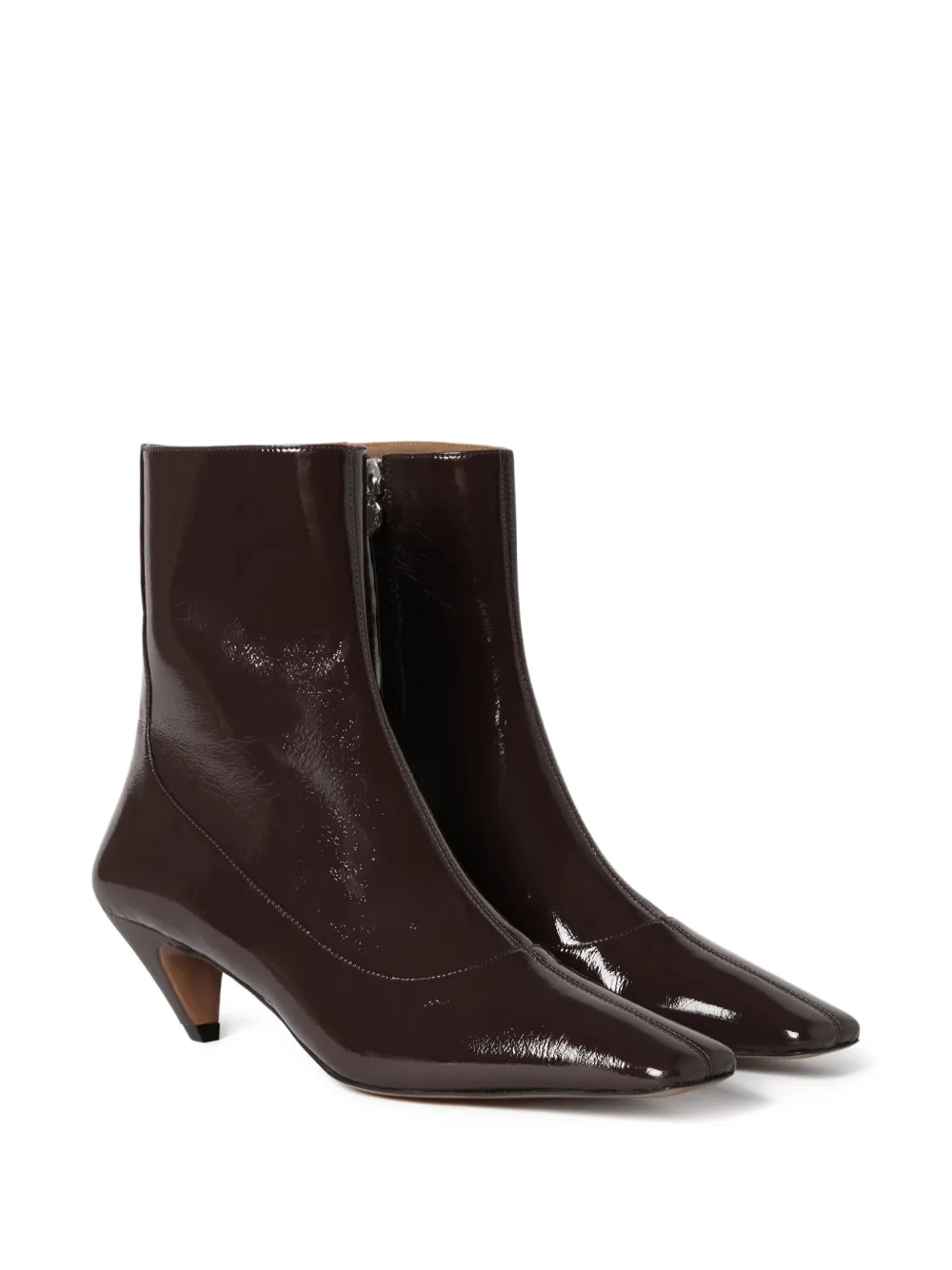 Stella McCartney Spur heeled ankle boots Brown