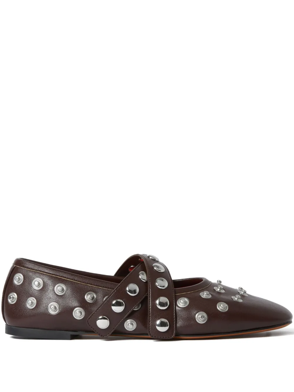 Stella McCartney Ryder Popper ballet flats Brown