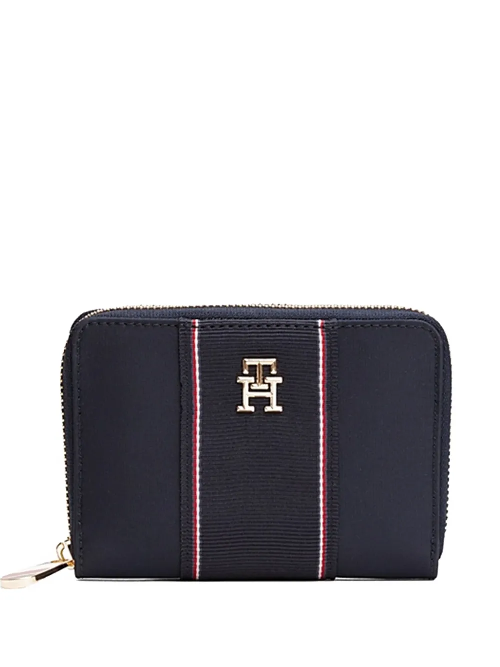 Tommy Hilfiger Striped-detail Zip-around Wallet