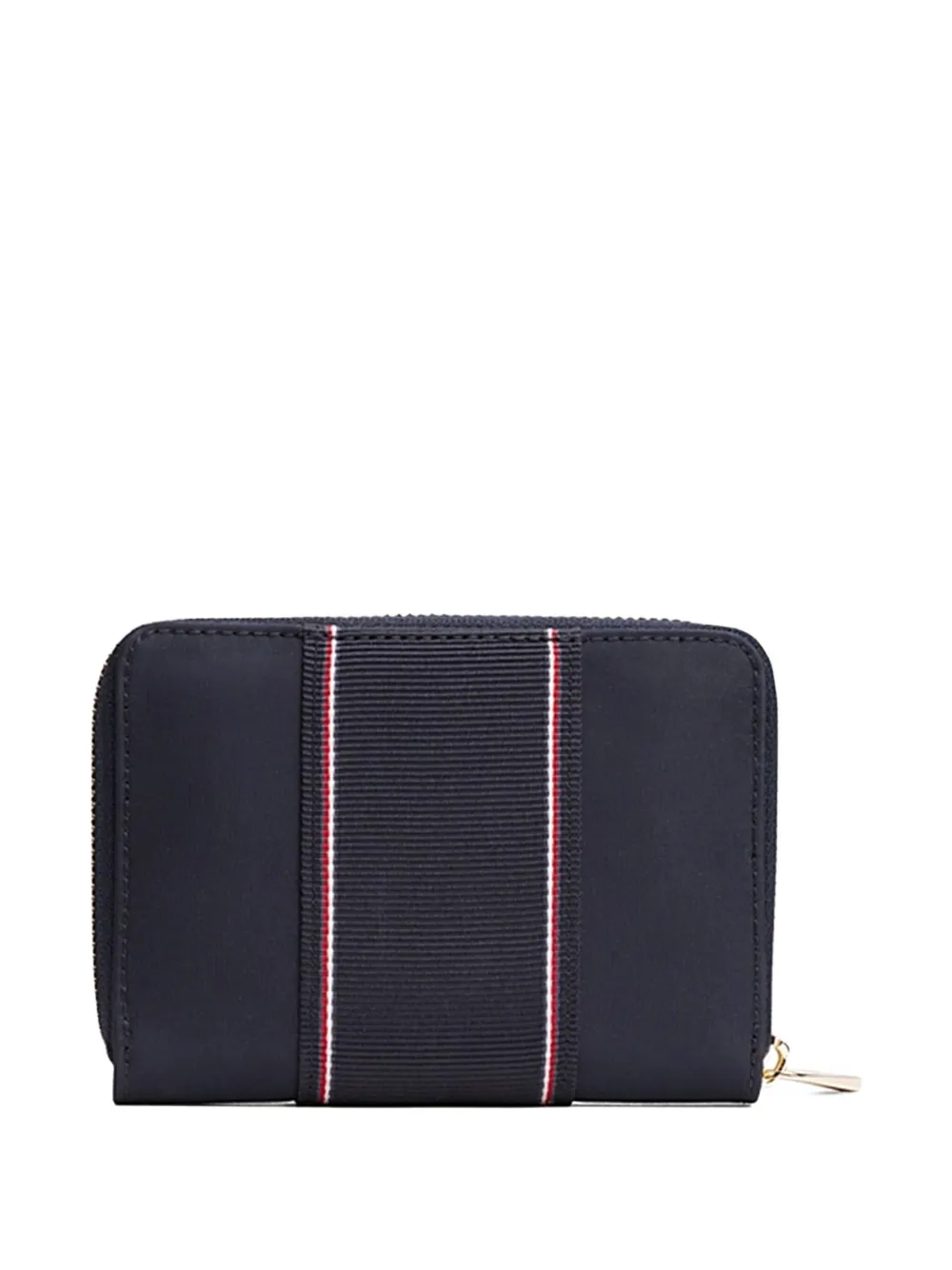 Tommy Hilfiger striped-detail zip-around wallet - Blauw