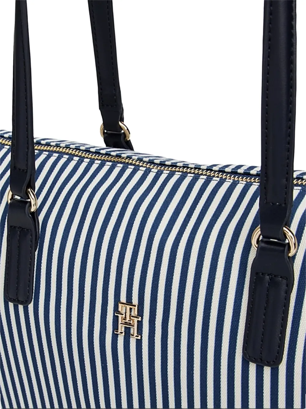 Tommy Hilfiger striped tote bag Blauw