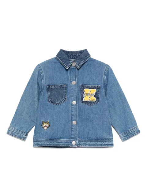 Kenzo Kids logo-embroidered jacket 