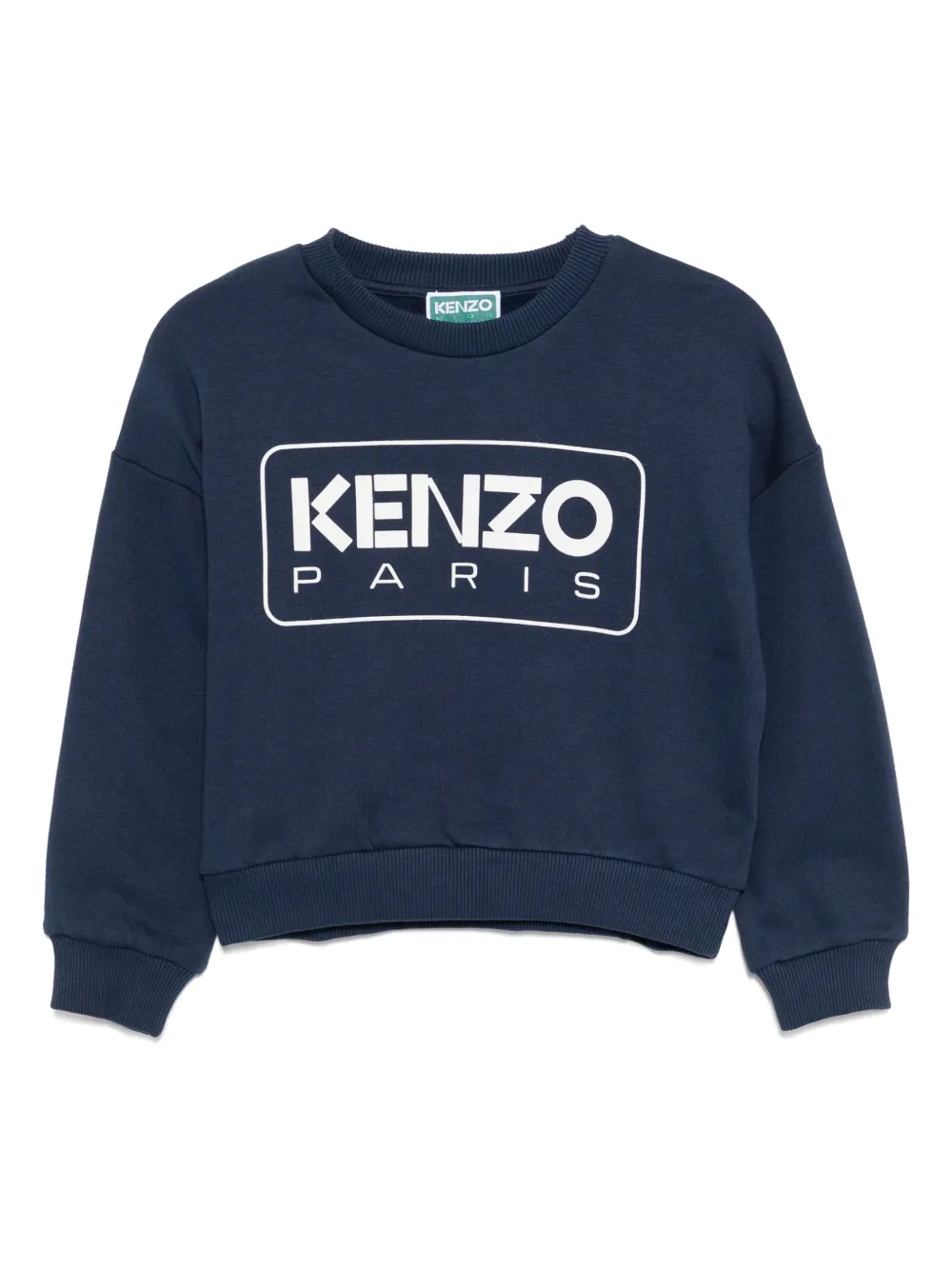 Kenzo Kids logo-printed sweatshirt | Blue | Image 1